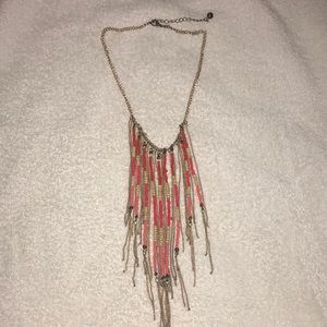 Sunset Colored Draped Necklace